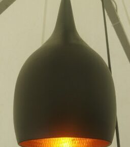 Hängelampe schmal (anthrazit)