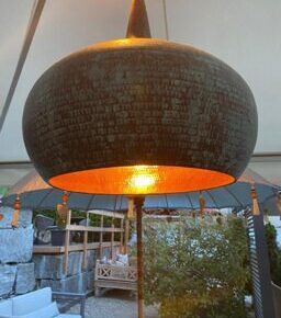 Hängelampe (Petrolfarben)